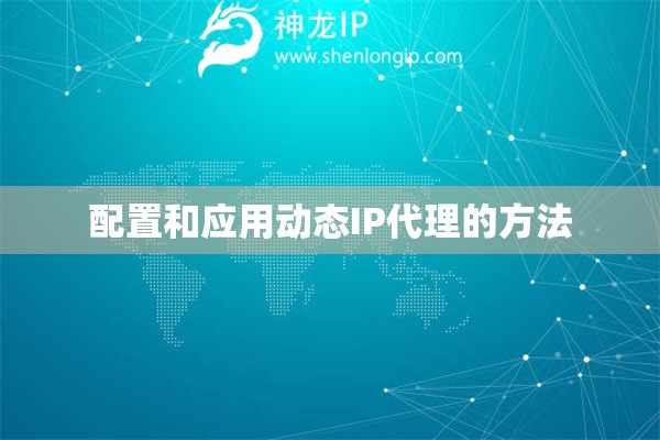 配置和應(yīng)用動態(tài)IP代理的方法