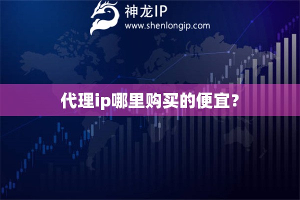 代理ip哪里購買的便宜？