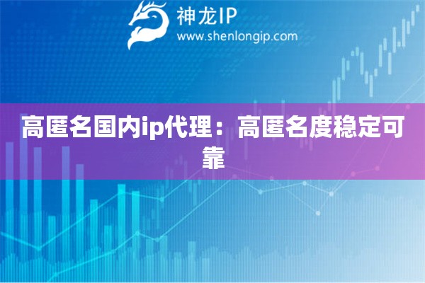 高匿名國(guó)內(nèi)ip代理：高匿名度穩(wěn)定可靠