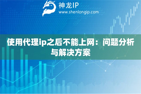 使用代理ip之后不能上網(wǎng)：?jiǎn)栴}分析與解決方案