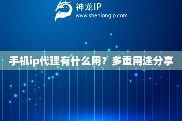 手機(jī)ip代理有什么用？多重用途分享