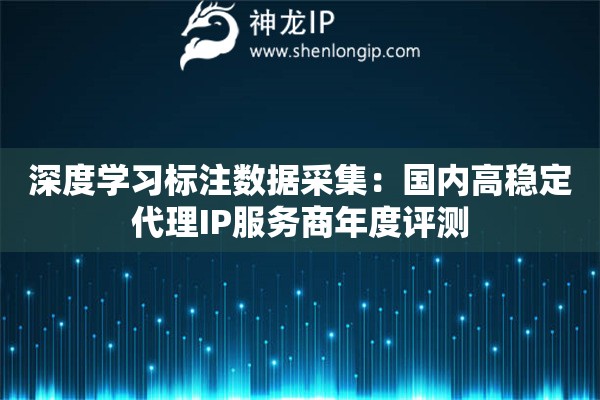 深度學(xué)習(xí)標(biāo)注數(shù)據(jù)采集：國(guó)內(nèi)高穩(wěn)定代理IP服務(wù)商年度評(píng)測(cè)