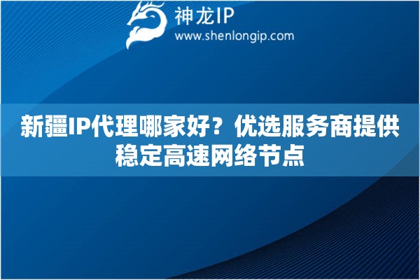 新疆IP代理哪家好？優(yōu)選服務(wù)商提供穩(wěn)定高速網(wǎng)絡(luò)節(jié)點(diǎn)