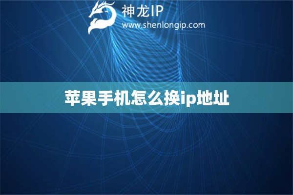 蘋果手機怎么換ip地址