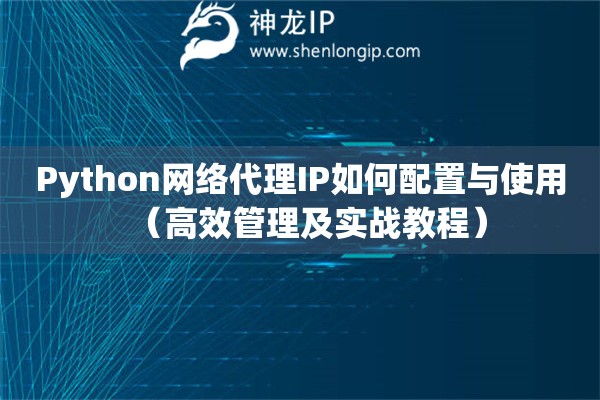 Python網(wǎng)絡(luò)代理IP如何配置與使用（高效管理及實戰(zhàn)教程）