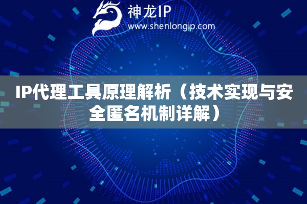 IP代理工具原理解析（技術(shù)實現(xiàn)與安全匿名機(jī)制詳解）