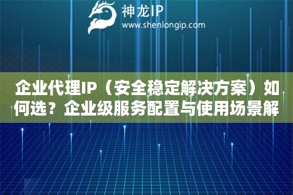 企業(yè)代理IP（安全穩(wěn)定解決方案）如何選？企業(yè)級服務配置與使用場景解析