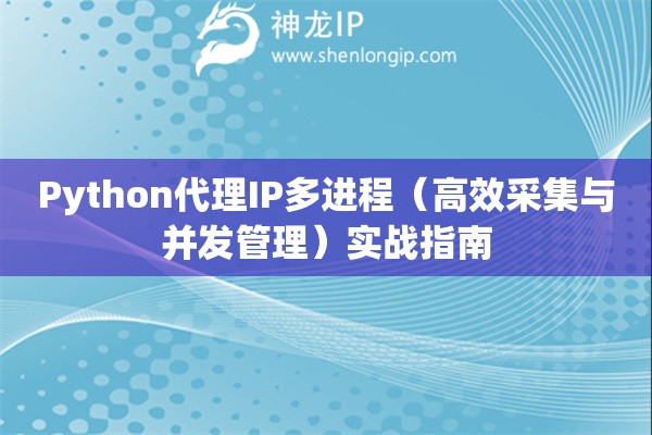 Python代理IP多進(jìn)程（高效采集與并發(fā)管理）實(shí)戰(zhàn)指南