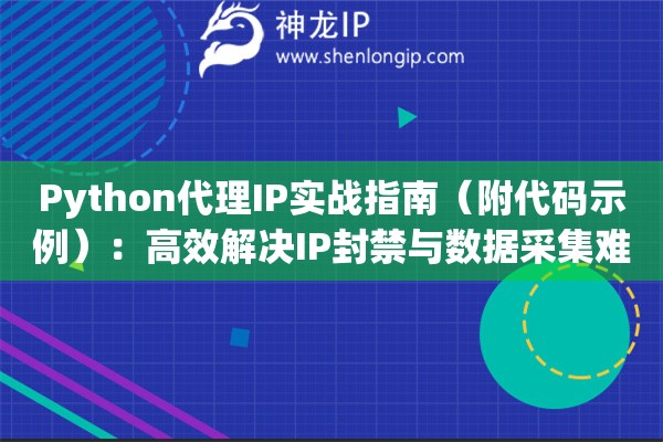 Python代理IP實(shí)戰(zhàn)指南（附代碼示例）：高效解決IP封禁與數(shù)據(jù)采集難題