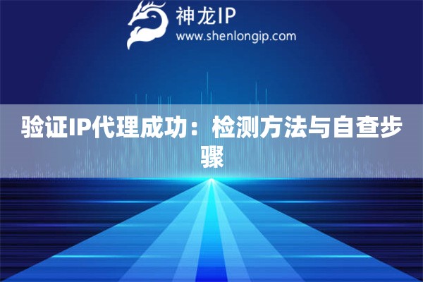 驗(yàn)證IP代理成功：檢測方法與自查步驟