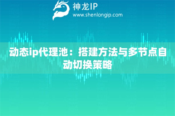 動態(tài)ip代理池：搭建方法與多節(jié)點(diǎn)自動切換策略