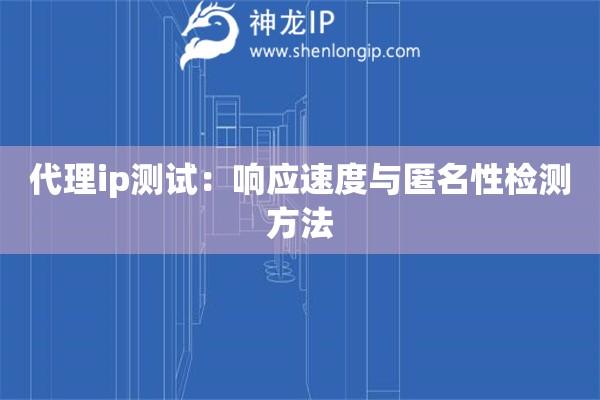 詳細(xì)閱讀:代理ip測試:響應(yīng)速度與匿名性檢測方法 代理ip測試:響應(yīng)速度與匿名性檢測方法