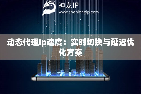 動(dòng)態(tài)代理ip速度：實(shí)時(shí)切換與延遲優(yōu)化方案