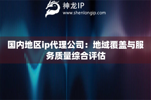 國內(nèi)地區(qū)ip代理公司：地域覆蓋與服務(wù)質(zhì)量綜合評估