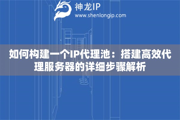 如何構(gòu)建一個(gè)IP代理池：搭建高效代理服務(wù)器的詳細(xì)步驟解析