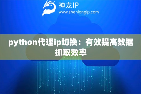 python代理ip切換：有效提高數(shù)據(jù)抓取效率
