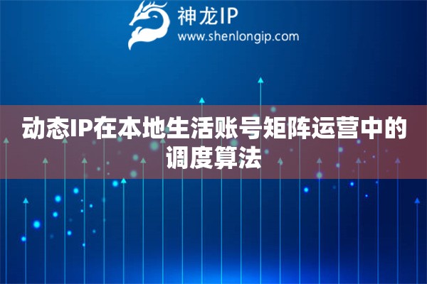 詳細閱讀:動態(tài)IP在本地生活賬號矩陣運營中的調(diào)度算法 動態(tài)IP在本地生活賬號矩陣運營中的調(diào)度算法