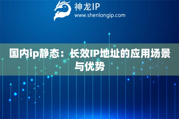 詳細(xì)閱讀:國(guó)內(nèi)ip靜態(tài):長(zhǎng)效IP地址的應(yīng)用場(chǎng)景與優(yōu)勢(shì) 國(guó)內(nèi)ip靜態(tài):長(zhǎng)效IP地址的應(yīng)用場(chǎng)景與優(yōu)勢(shì)