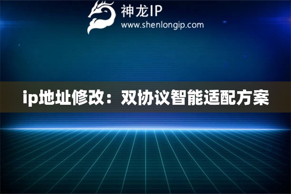 ip地址修改：雙協(xié)議智能適配方案
