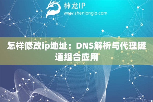怎樣修改ip地址：DNS解析與代理隧道組合應(yīng)用