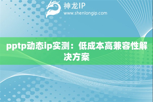 pptp動(dòng)態(tài)ip實(shí)測：低成本高兼容性解決方案