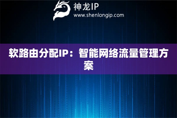 軟路由分配IP：智能網(wǎng)絡(luò)流量管理方案