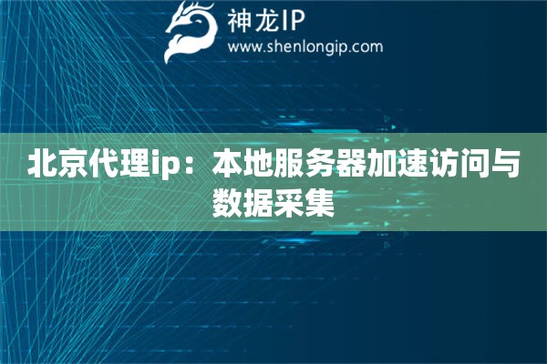 北京代理ip：本地服務(wù)器加速訪問(wèn)與數(shù)據(jù)采集
