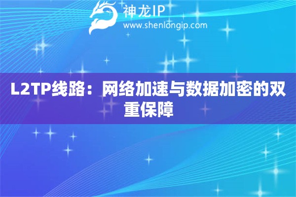 L2TP線路：網(wǎng)絡(luò)加速與數(shù)據(jù)加密的雙重保障