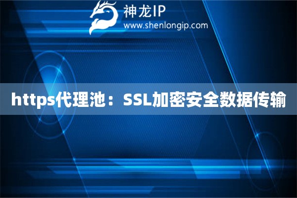 詳細閱讀:https代理池:SSL加密安全數(shù)據(jù)傳輸 https代理池:SSL加密安全數(shù)據(jù)傳輸