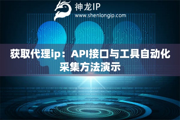 獲取代理ip：API接口與工具自動(dòng)化采集方法演示
