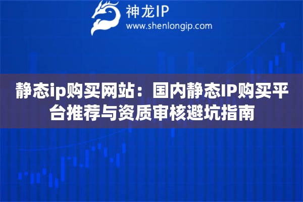 靜態(tài)ip購買網(wǎng)站：國內(nèi)靜態(tài)IP購買平臺推薦與資質(zhì)審核避坑指南