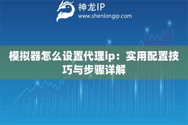 模擬器怎么設(shè)置代理ip：實(shí)用配置技巧與步驟詳解