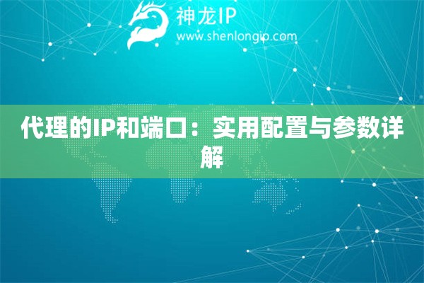 代理的IP和端口：實用配置與參數(shù)詳解