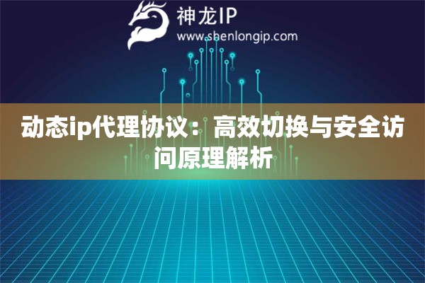 動態(tài)ip代理協(xié)議：高效切換與安全訪問原理解析