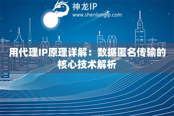 用代理IP原理詳解：數(shù)據(jù)匿名傳輸?shù)暮诵募夹g(shù)解析