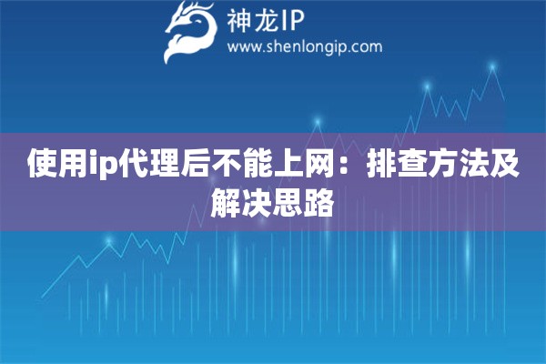 使用ip代理后不能上網(wǎng)：排查方法及解決思路
