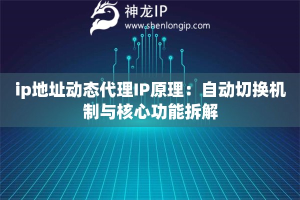 ip地址動(dòng)態(tài)代理IP原理：自動(dòng)切換機(jī)制與核心功能拆解