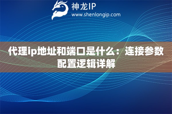 代理ip地址和端口是什么：連接參數(shù)配置邏輯詳解