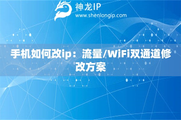 手機(jī)如何改ip：流量/WiFi雙通道修改方案