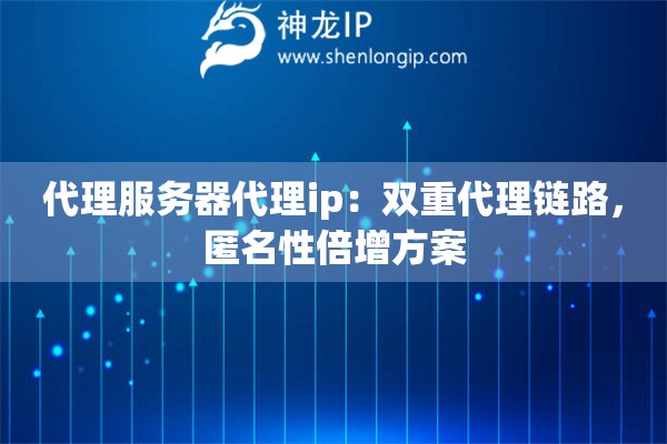 代理服務(wù)器代理ip：雙重代理鏈路，匿名性倍增方案