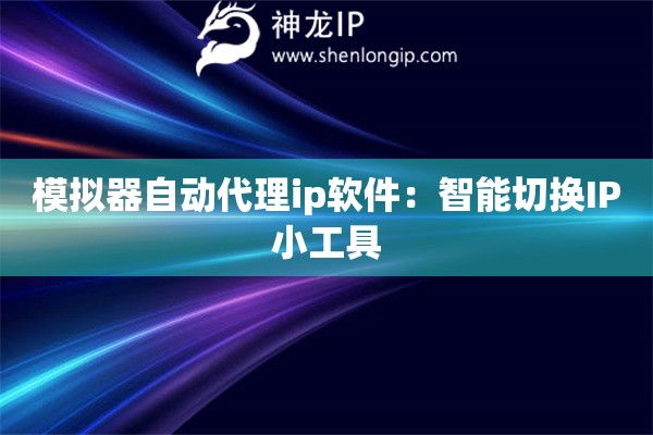 模擬器自動(dòng)代理ip軟件：智能切換IP小工具