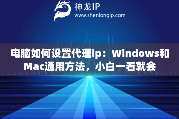 電腦如何設(shè)置代理ip：Windows和Mac通用方法，小白一看就會