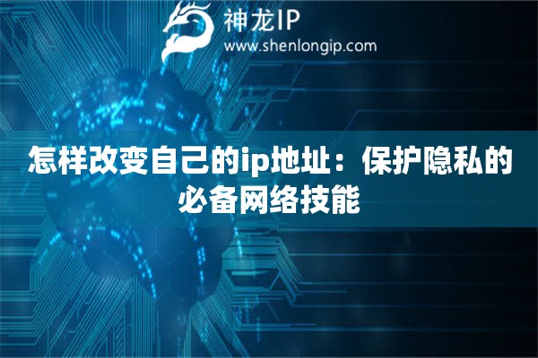 怎樣改變自己的ip地址：保護(hù)隱私的必備網(wǎng)絡(luò)技能