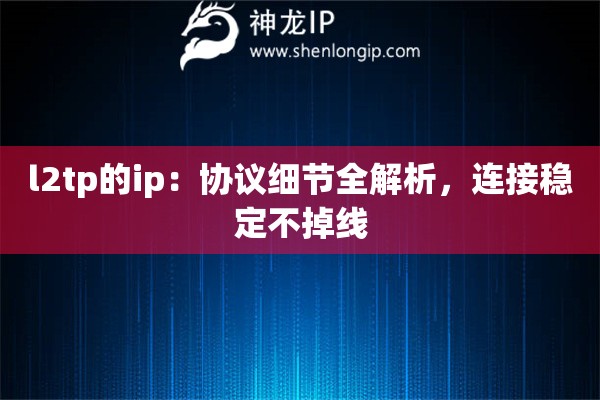 l2tp的ip：協(xié)議細(xì)節(jié)全解析，連接穩(wěn)定不掉線