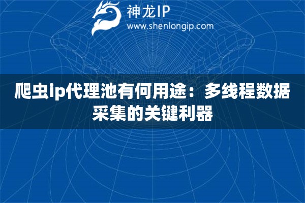 爬蟲ip代理池有何用途：多線程數(shù)據(jù)采集的關(guān)鍵利器