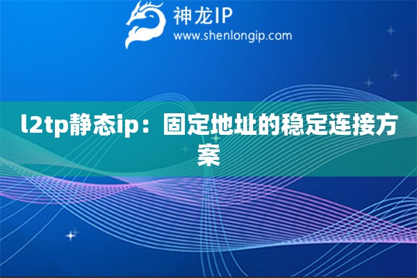 l2tp靜態(tài)ip：固定地址的穩(wěn)定連接方案