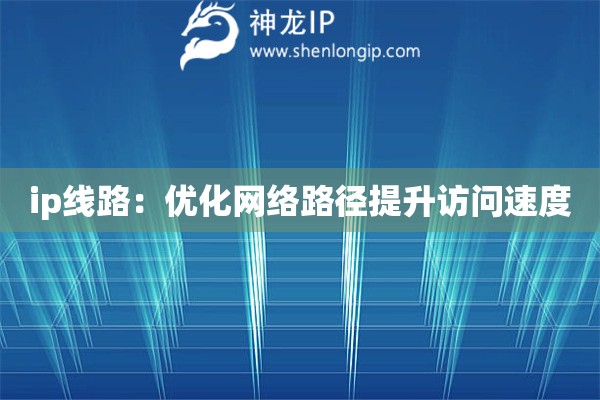 ip線路：優(yōu)化網(wǎng)絡(luò)路徑提升訪問速度