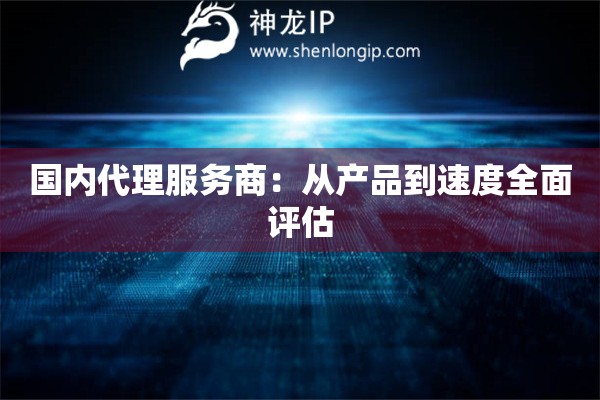 國內(nèi)代理服務(wù)商：從產(chǎn)品到速度全面評估