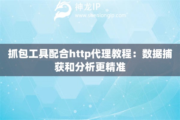 抓包工具配合http代理教程：數(shù)據(jù)捕獲和分析更精準