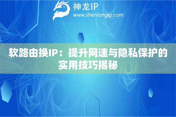 軟路由換IP：提升網(wǎng)速與隱私保護(hù)的實(shí)用技巧揭秘